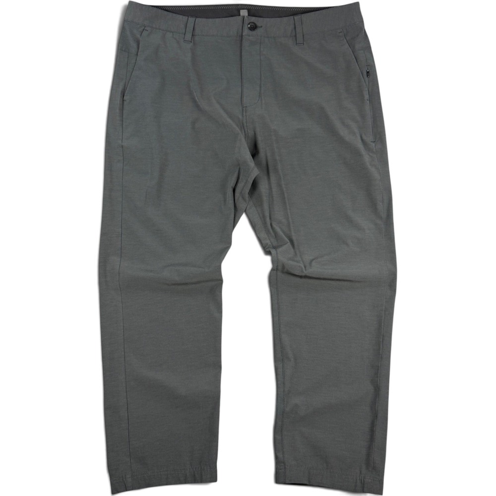 Vuori Aim Pants Sz 38x26 Charcoal Grey Lightweight Performance Tech Stretch V431